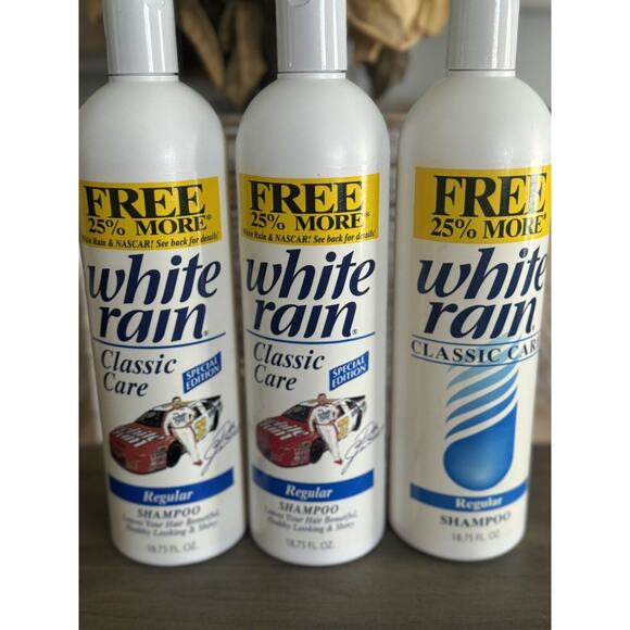 (3) Vintage 90’s White Rain Shampoo - Classic Care 18.75 Oz Each Special Edition - Picture 2 of 16